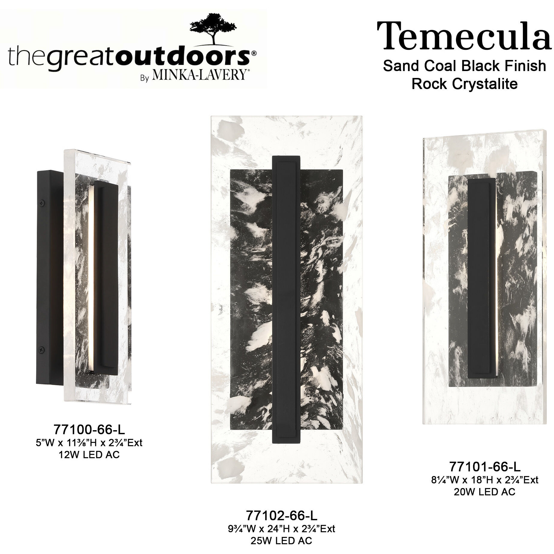 Temecula Outdoor Wall Sconce in Sand Coal, Great Outdoors